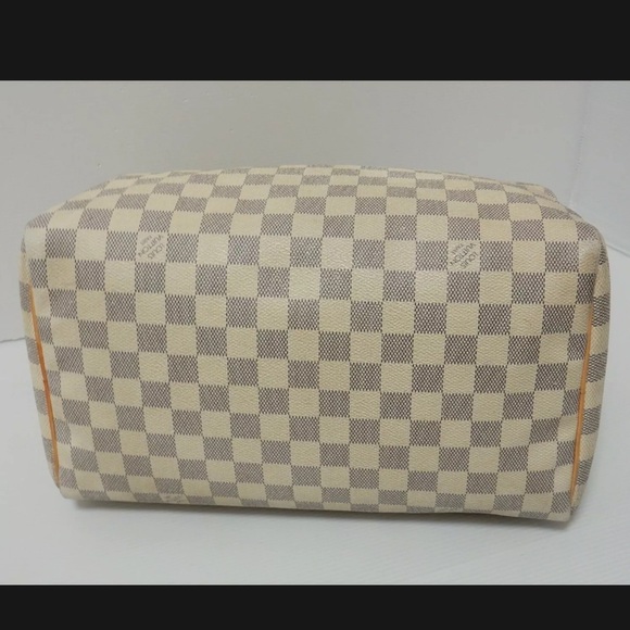 AUTHENTIC LOUIS VUITTON SPEEDY 30 LOCK PRELOVED - Picture 5 of 12